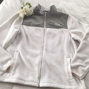 Fitted FIla Sport zip front jacket